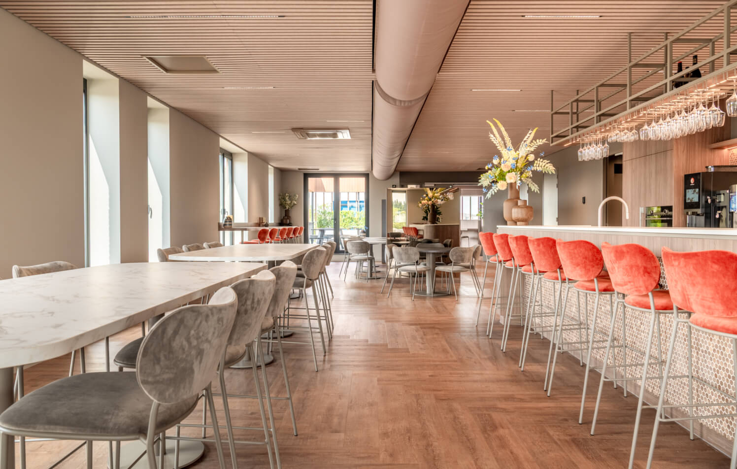 moderne interieurbouw kantine
