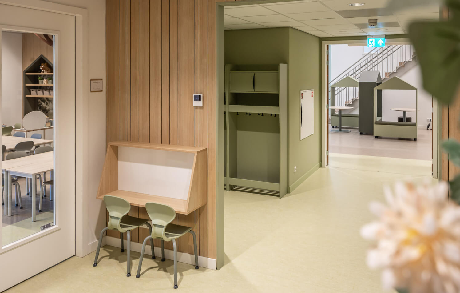 moderne maatwerk interieurbouw voor basisschool