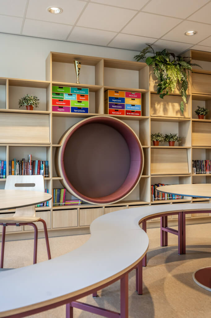boekenkast op maat voor basisschool